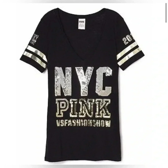 PINK VS NYC  BLING FASHION SHOW TSHIRT 2015 - Picture 5 of 7